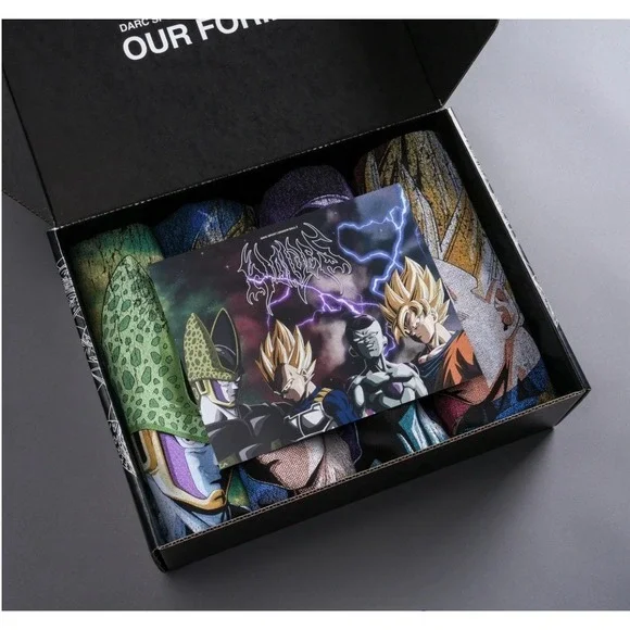 Darc Sport Dragon Ball Z Limited Edition / 4 SHIRT BOX SET Size Large Brand‎ New - Picture 2 of 7